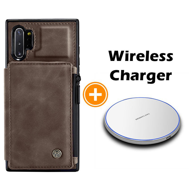 Neue luxuriöse multifunktionale Brieftaschen-Handyhülle für Samsung Note10 Plus