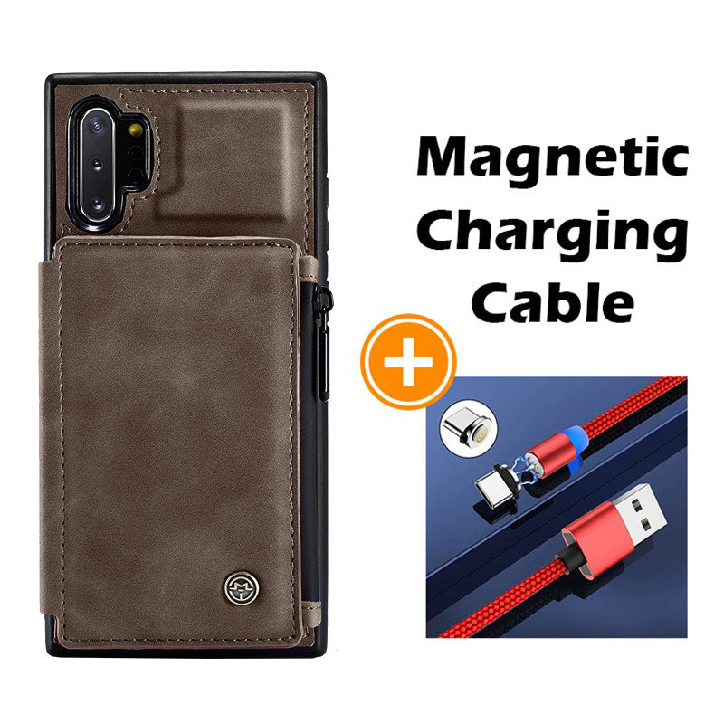 Neue luxuriöse multifunktionale Brieftaschen-Handyhülle für Samsung Note10 Plus