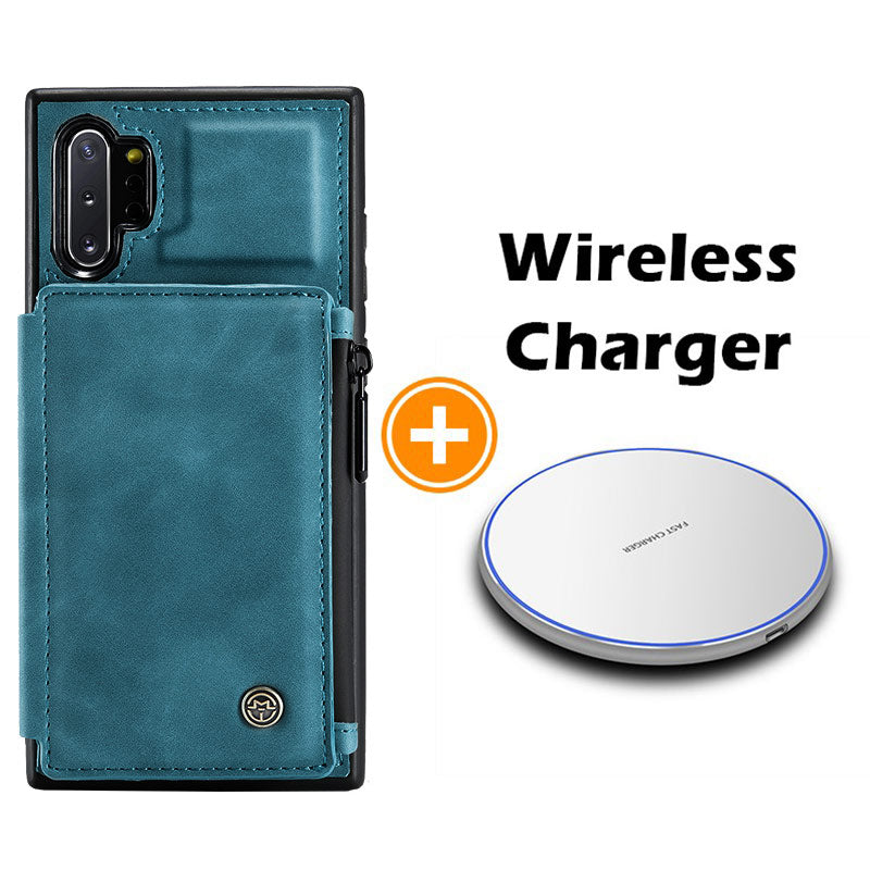 Neue luxuriöse multifunktionale Brieftaschen-Handyhülle für Samsung Note10 Plus