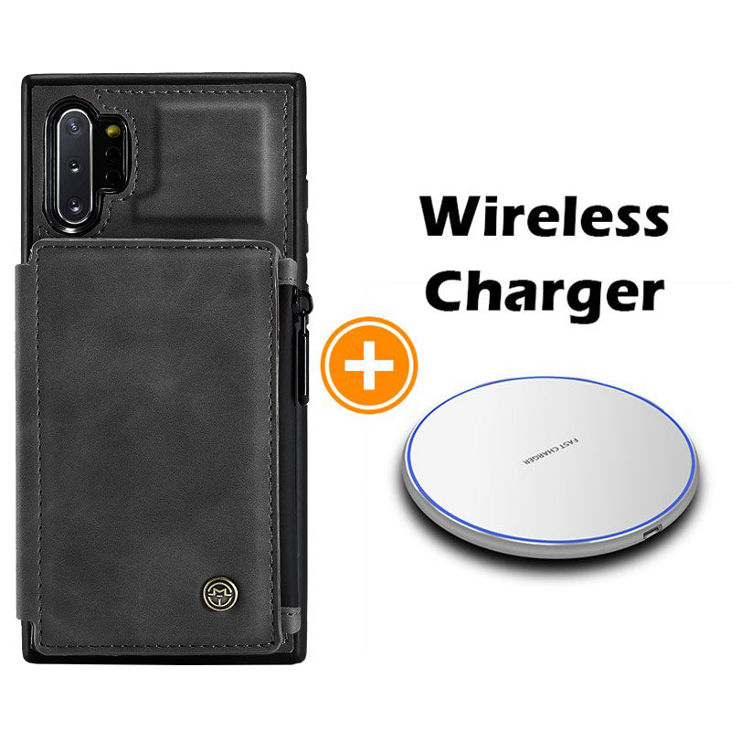 Neue luxuriöse multifunktionale Brieftaschen-Handyhülle für Samsung Note10 Plus