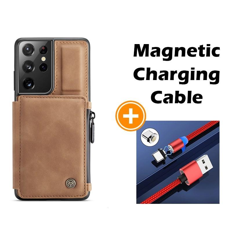 Neue luxuriöse Multifunktions-Brieftaschen-Handyhülle für Samsung S21 Ultra