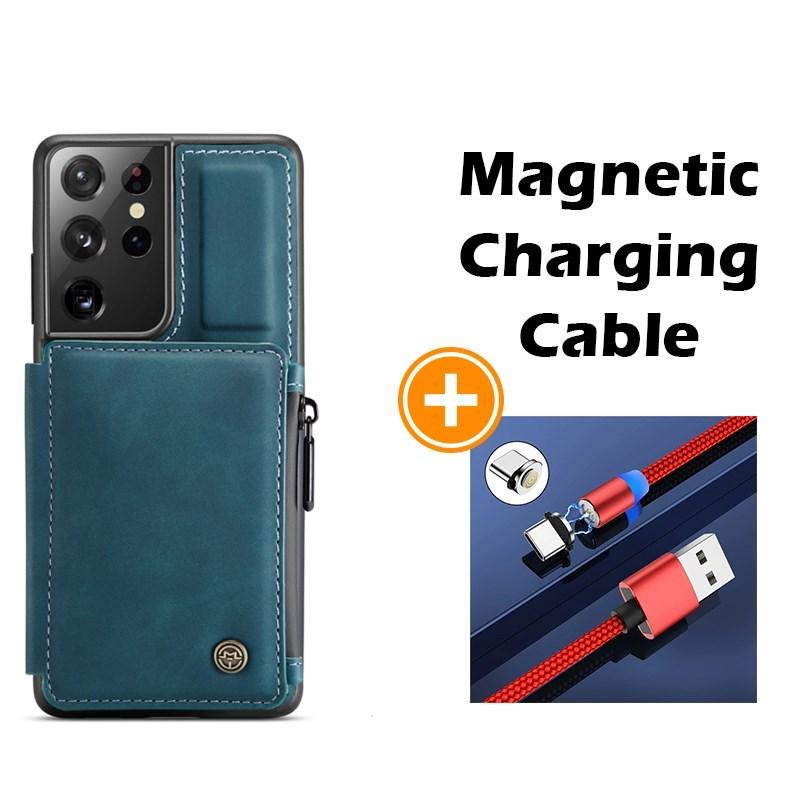 Neue luxuriöse Multifunktions-Brieftaschen-Handyhülle für Samsung S21 Ultra