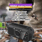 Emergency Solar Hand Crank AM/FM/NOAA Weather Radio