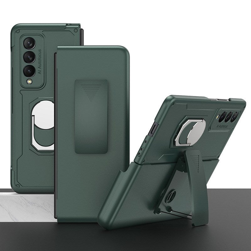 Ultradünne faltbare All-Inclusive-Anti-Sturz-Rückseiten-Clip-Hülle für Samsung Galaxy Z Fold3 5G