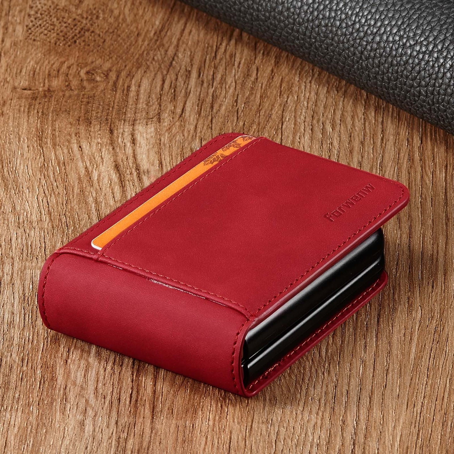 Luxuriöse Leder-Flip-Brieftaschen-Schutzhülle für Samsung Galaxy Z Flip3 5G