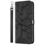 New 3D Embossed Life Tree Wallet Phone Case For iPhone