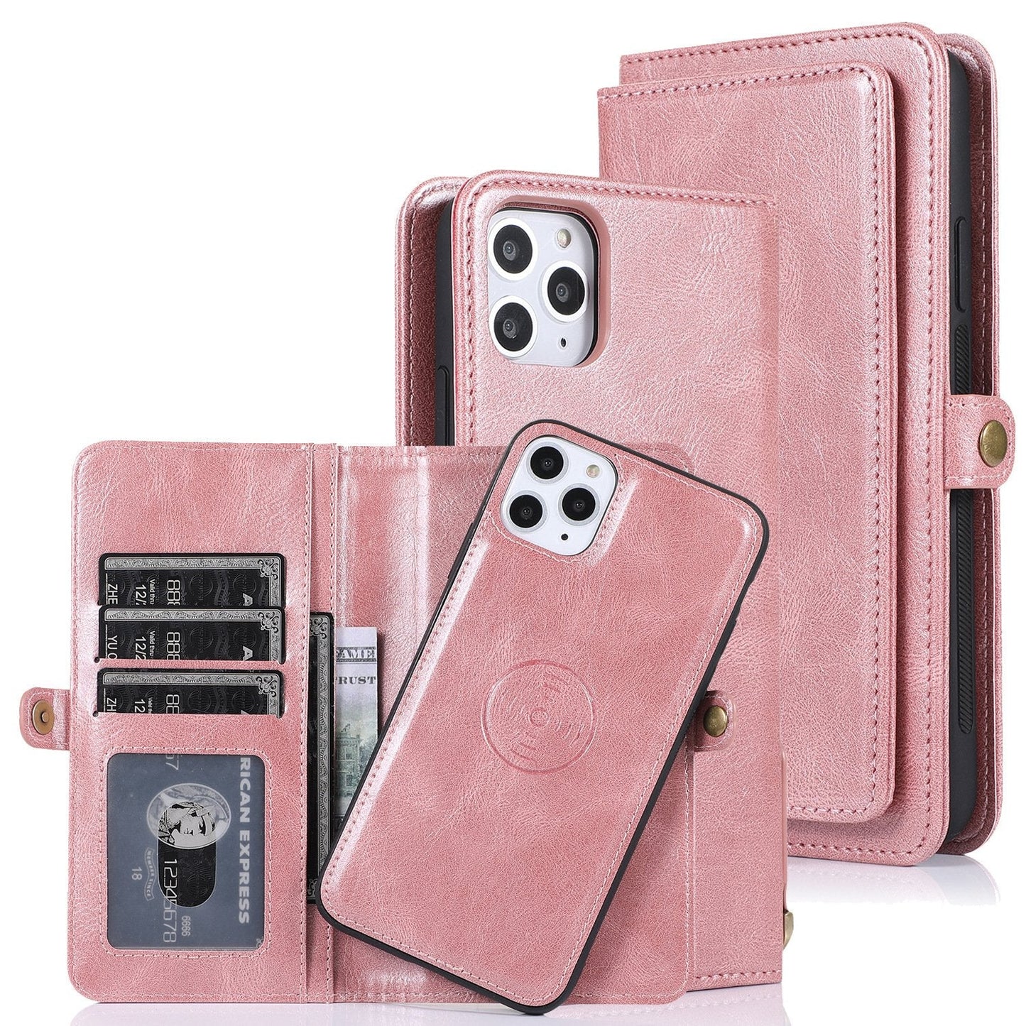 Multifunktionales magnetisches Split-Wallet Handyhülle für die iPhone 13 Serie