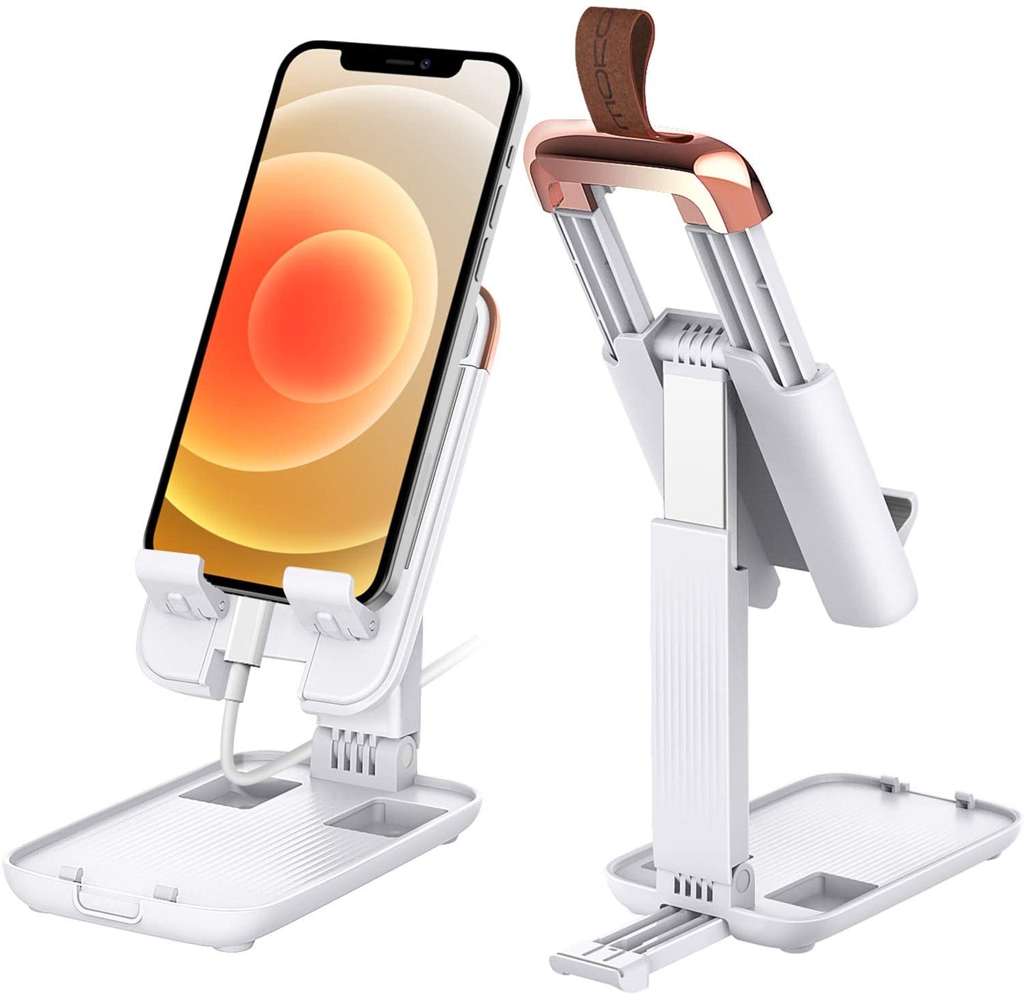 Mini support pliable télescopique pour téléphone et tablette