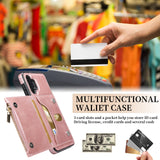 New Upgrade Multifunctional Wallet Zipper Phone Case  For Samsung A32 5G