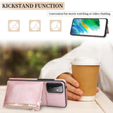 New Upgrade Multifunctional Wallet Zipper Phone Case  For Samsung A72 5G