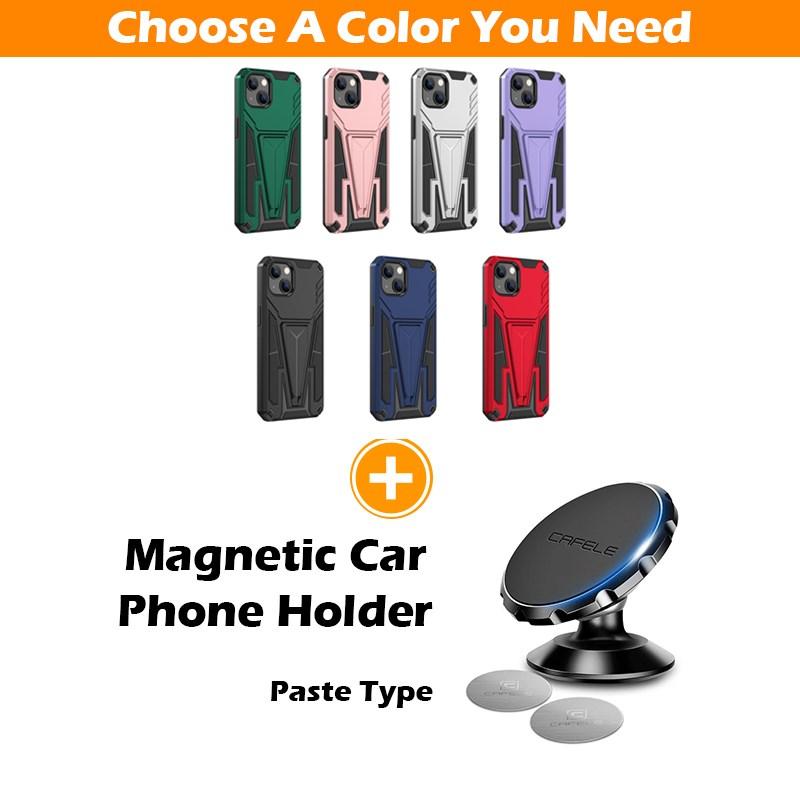 Neue außergewöhnliche Handyhülle mit magnetischer Halterung für iPhone 13 Mini
