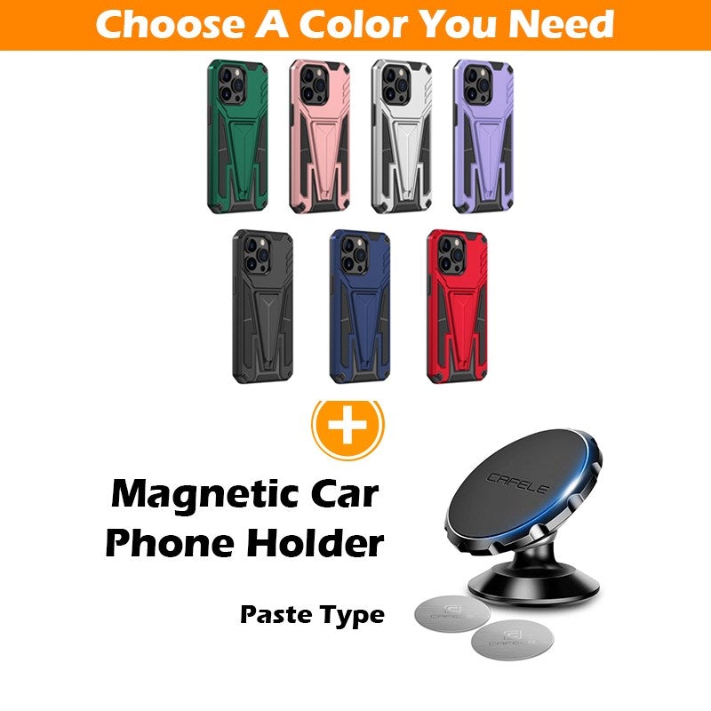 Neue außergewöhnliche Rüstungshülle Magnetische Handyhülle für iPhone 13 Pro