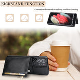 New Upgrade Multifunctional Wallet Zipper Phone Case  For Samsung S21 Ultra 5G