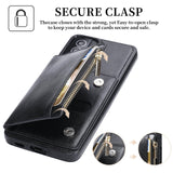 New Upgrade Multifunctional Wallet Zipper Phone Case  For Samsung S21 Plus 5G