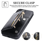 New Upgrade Multifunctional Wallet Zipper Phone Case  For iPhone 13 Series