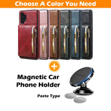 New Upgrade Multifunctional Wallet Zipper Phone Case  For Samsung A32 5G