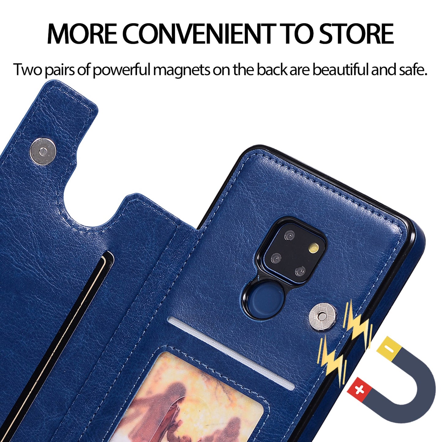 Luxuriöse 4-IN-1-Lederhülle für HUAWEI