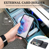 New Upgrade Multifunctional Wallet Zipper Phone Case  For Samsung S21 5G