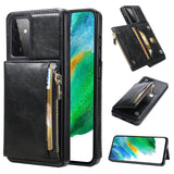 New Upgrade Multifunctional Wallet Zipper Phone Case  For Samsung A72 5G