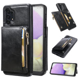 New Upgrade Multifunctional Wallet Zipper Phone Case  For Samsung A32 5G