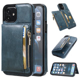 New Upgrade Multifunctional Wallet Zipper Phone Case  For iPhone