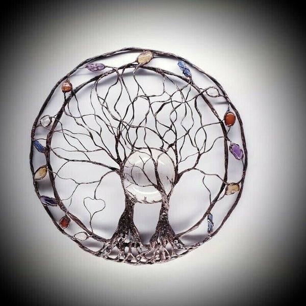 Circle Of Life-Metal Tree Wall Art