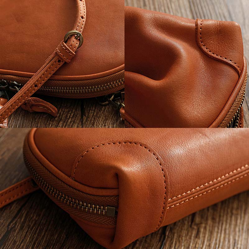 Retro Umhängetasche für Damen mit mehreren Fächern