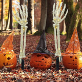 Halloween Decorations Lighted Skeleton Arm Stakes Lights