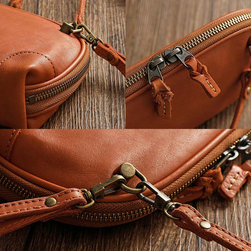 Retro Umhängetasche für Damen mit mehreren Fächern