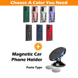 New Extraordinary Armor Bracket Magnetic Phone Case For Samsung Note20 Ultra