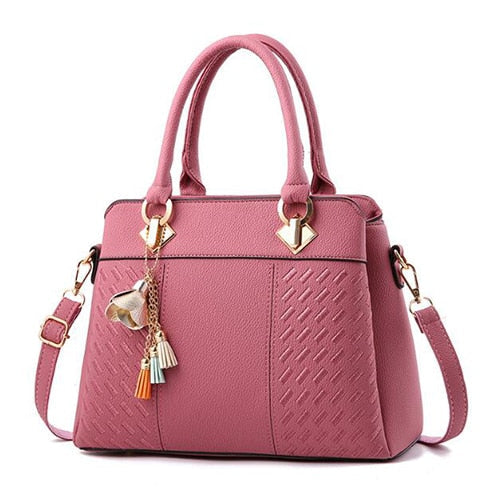Damen-Lederhandtaschen Umhängetasche