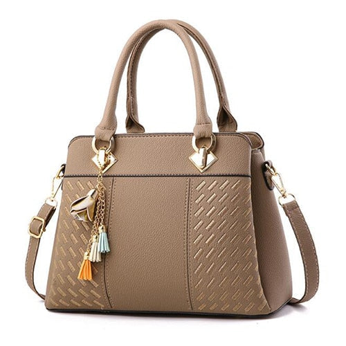 Damen-Lederhandtaschen Umhängetasche