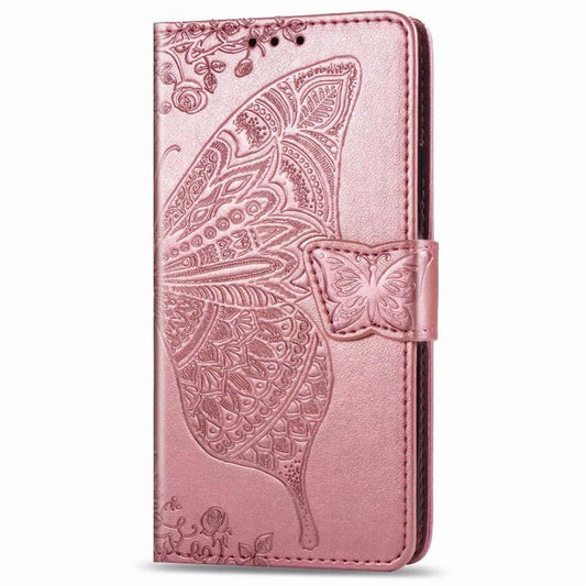 Luxury Embossed Butterfly Leather Wallet Flip Case For Samsung A21