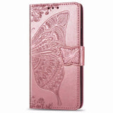 Luxury Embossed Butterfly Leather Wallet Flip Case For Samsung Galaxy S10