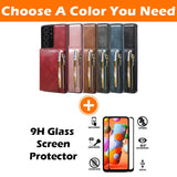 New Upgrade Multifunctional Wallet Zipper Phone Case  For Samsung S21 Ultra 5G