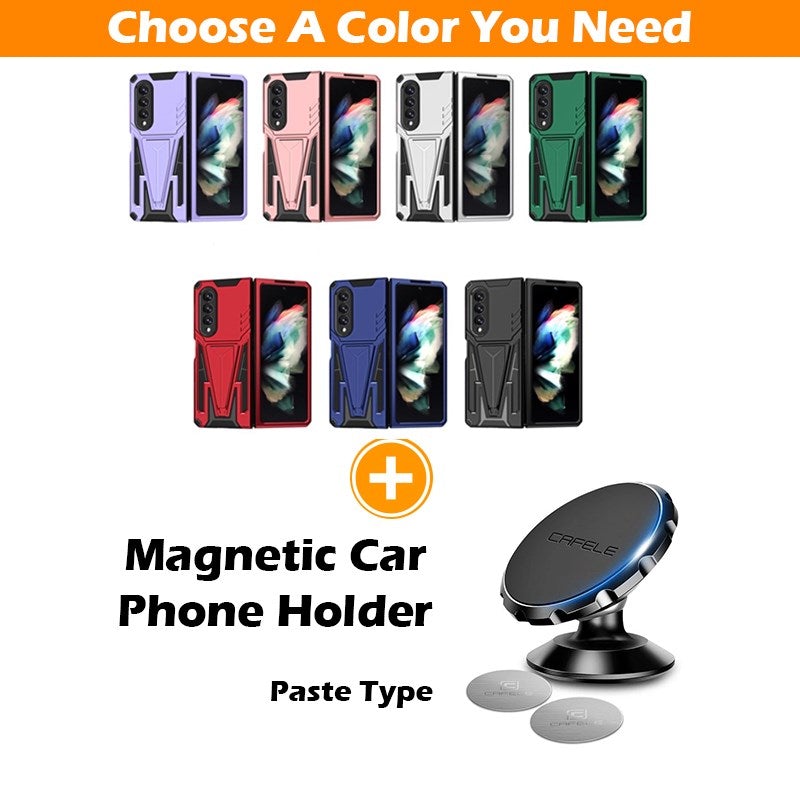 Neue außergewöhnliche magnetische Handyhülle mit Ständer für Samsung Galaxy Z Fold3 5G